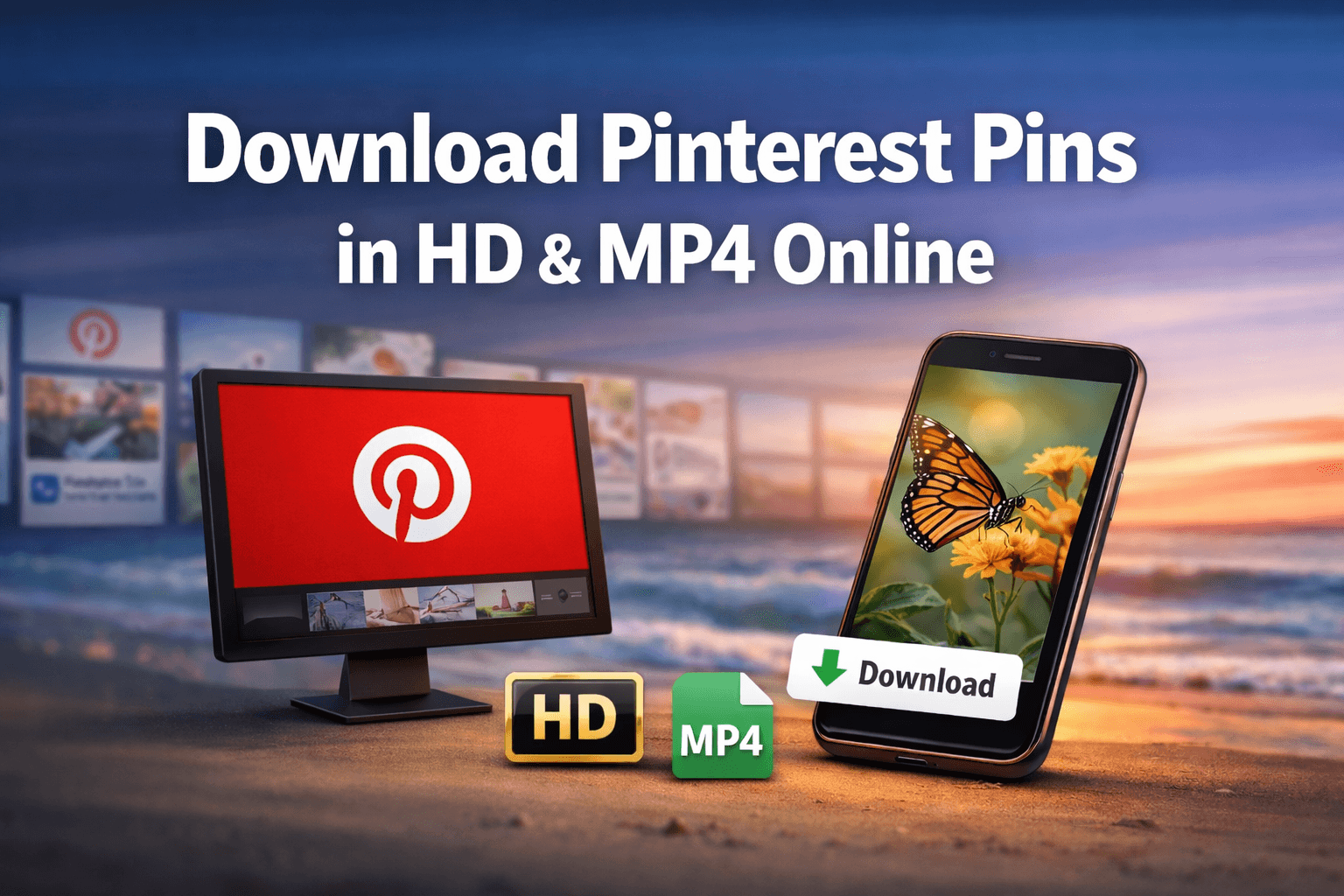 Download Pinterest Pins in HD MP4 Online
