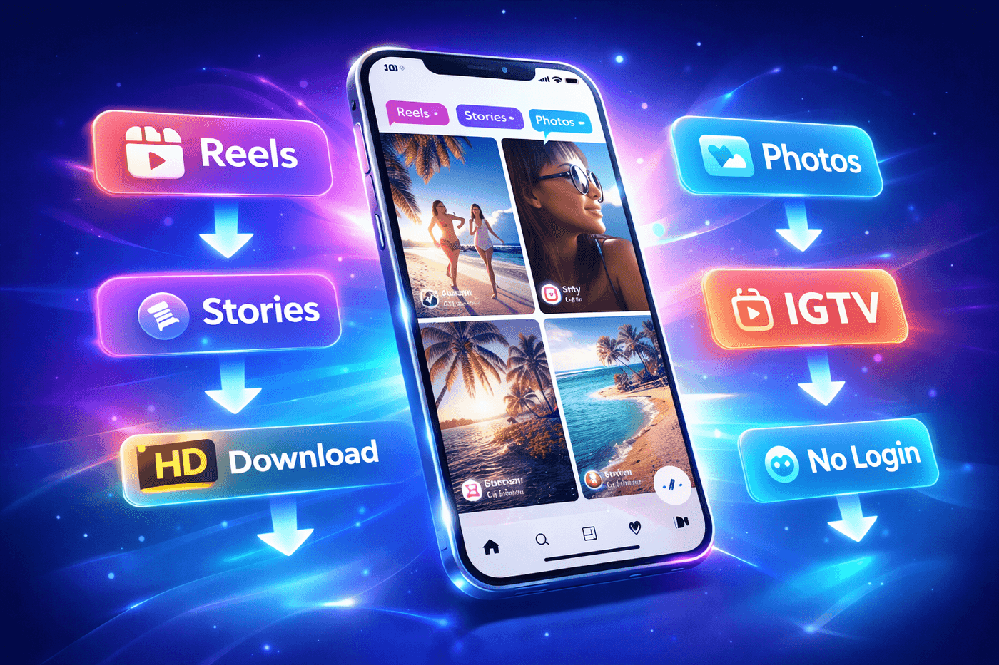 Instagram downloader free Using Instagram downloader online to save HD videos